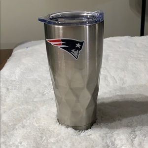 NWT Patriots 24Oz Stainless Steel Diamond Tumbler